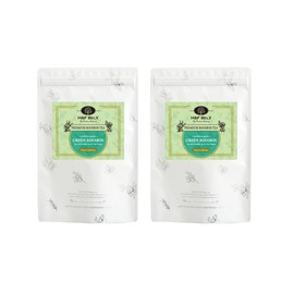 H&F BELX Green Rooibos Tea Bag, Decaffeinated Tea Bag, 0.1 oz (2.5 g) x 30 Packets x 2 Bags), Unfermented, High Quality, Heatstroke Prevention, Organic Rooibos Tea