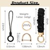 Lusofie 2 Pcs Wrist Keychain Bracelet Scrunchie Keychain Wristlet Car