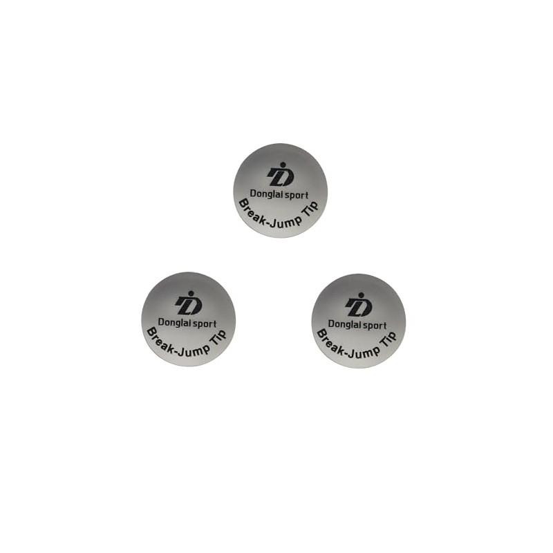 DDonglai 3pcs Packed14mm Billiard Break Cue Tip/Jump Cue Tip,Polymer Material