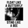 Muhammad-Ali-Float-Like-A-Butterfly-Sting-Like-A-Bee Bumper Sticker Vinyl Decal 5"