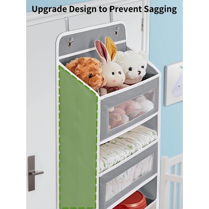 JARLINK 2 Pack Over the Door Organizer Storage, 5 Shelf