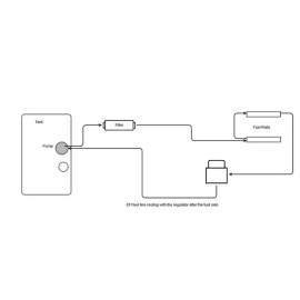 TANKS INC. AFPR1 ADJUSTABLE FUEL INJECTION PRESSURE REGULATOR EFI APPLICATIONS
