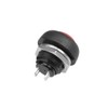 sourcing map 2Pcs,12mm Red Momentary Push Button Switch Round Flat