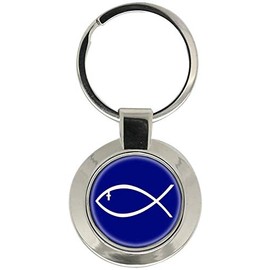 Jesus Fish Ichthys Key Ring