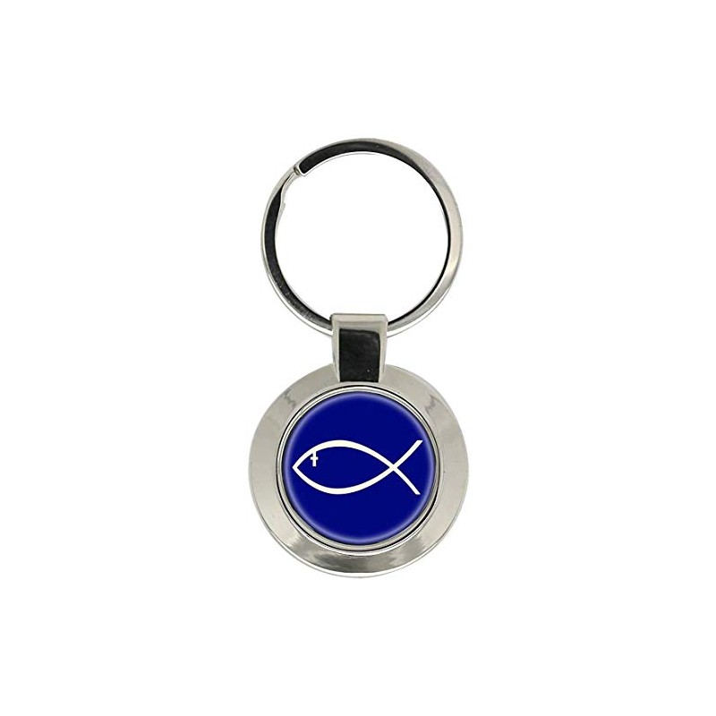 Jesus Fish Ichthys Key Ring