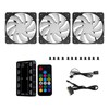 Vetroo SA-140 3-Pack 140mm Addressable RGB & PWM Motherboard Sync