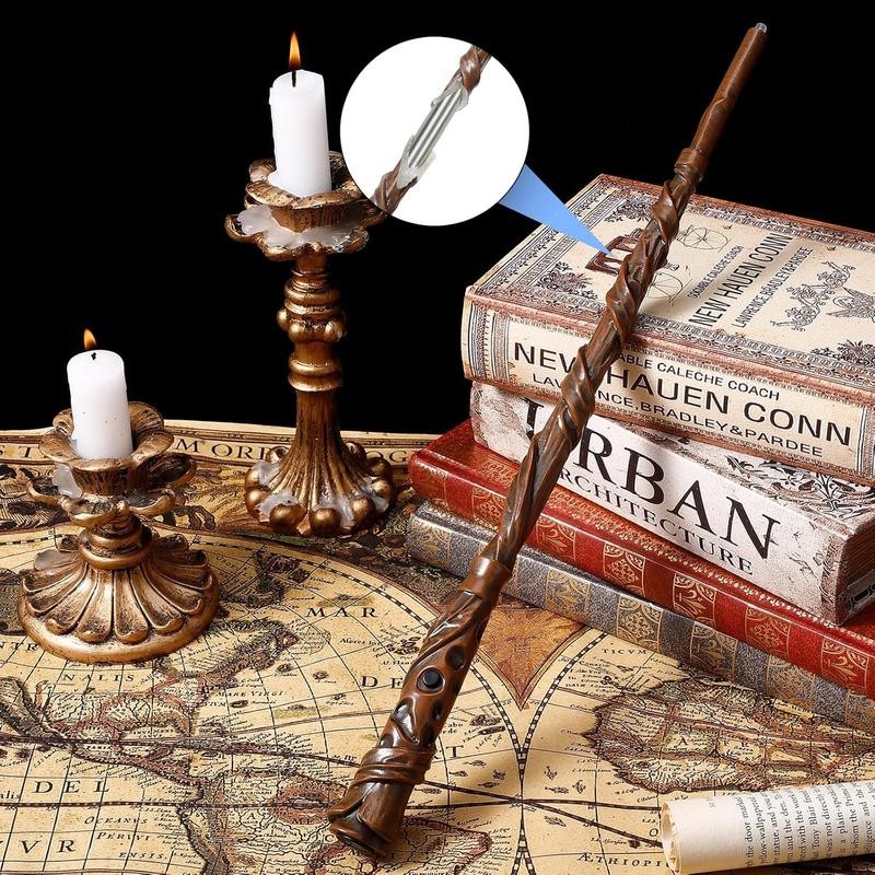 Light Up Magic Wizard Wand with 5 Static Light Colors,