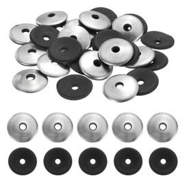 sourcing map 70Pack Stainless Steel EPDM Bonded Sealing Washers, #12 x 1" Neoprene Cushioning Washer Gasket for Screws Bolts Machinery (M5.5x25mm)