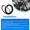 Engine Serpentine Drive Belt Fits for Hyundai Elantra Kona Tucson