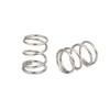 sourcingmap 0.7mmx8mmx10mm 304 Stainless Steel Compression Springs 10pcs