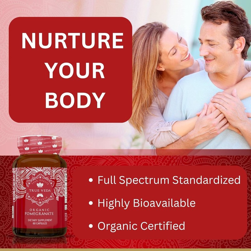 Pomegranate Extract Supplement - Ellagic Acid, High Punicalagins | USDA