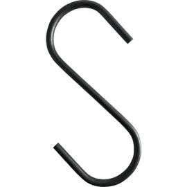 TRUSCO S Hook, Steel, 7.9 inches (200 mm), Black, TSTS5200BK