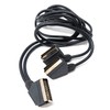 DRUT 2m Scart Splitter Male to 2 x Male Shielded