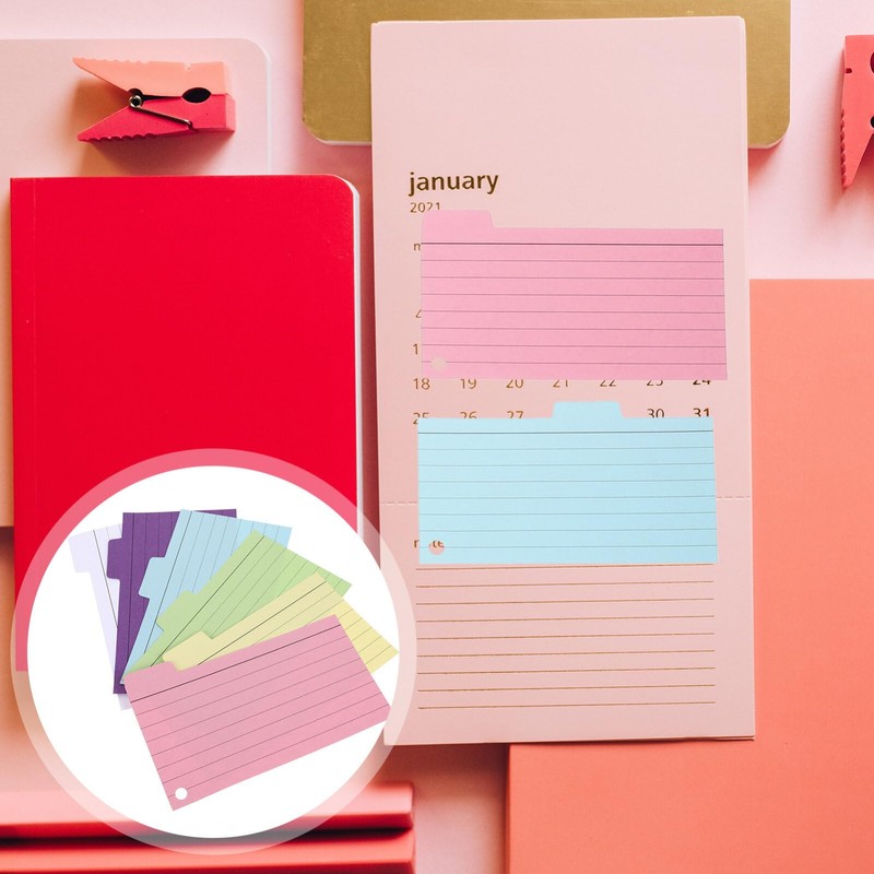 Operitacx 6Pcs Sticky Index Tab Notepad Sticky Notes Note pad