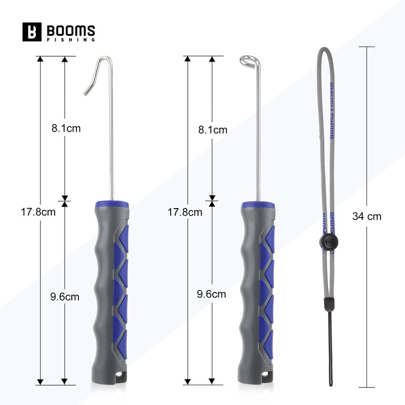 Booms Fishing フックリリーサー 針外し 釣り用フックリムーバー 防錆 XW21 クイックハリハズシ フックリリーサー ステンレス製