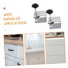 DOITOOL Woodworking Cabinet Assembly 4pcs Stainless Steel Clamps Drawer Installation