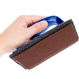 Weavura (31 Pieces) Grill & Griddle Cleaning Kit with Screen/Pad Holder, 10 Polish Pads, 20 Cleaning Screens and Heat-Resistant Holder for Safe and Efficient Griddle Cleaning (31 Pads,Screens & PadsHolder)