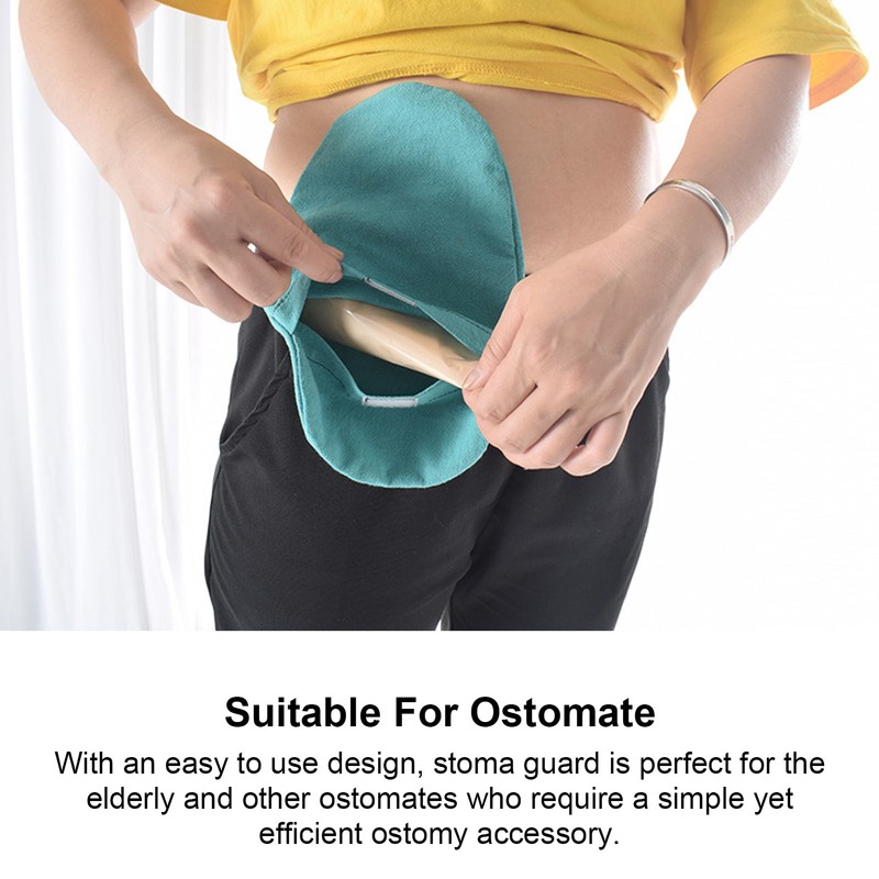 3pcs Ostomy Bag Cover Washable Detachable Dust Proof Mixed Colors