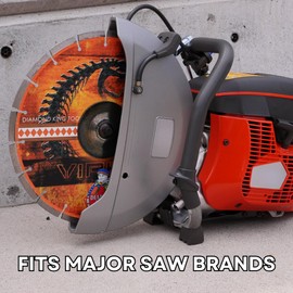 14" Viper Laser Concrete Diamond Blade – Professional Grade for Concrete, Brick, Block, Stone & Pavers – Precision Cutting Disc for Electric or Gas Saws (1)