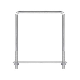 uxcell Square U-Bolts, 122mm(4.8") Inner Width 160mm Length M8 304 Stainless Steel U Clamp Bolt with Nuts and Plates, for Boat Trailer