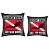 Instant Diver Just Add Water Scuba Diving Diver Throw Pillow