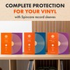 50x 12 Inch Standard Outer Vinyl Record Sleeves | Crystal