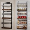 Clothink Over the Door Pantry Organizer,6 Tier Wall Mounted Hanging