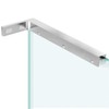 LukLoy Fixed Glass Bracket, Wall to Glass Shower Support Bar,