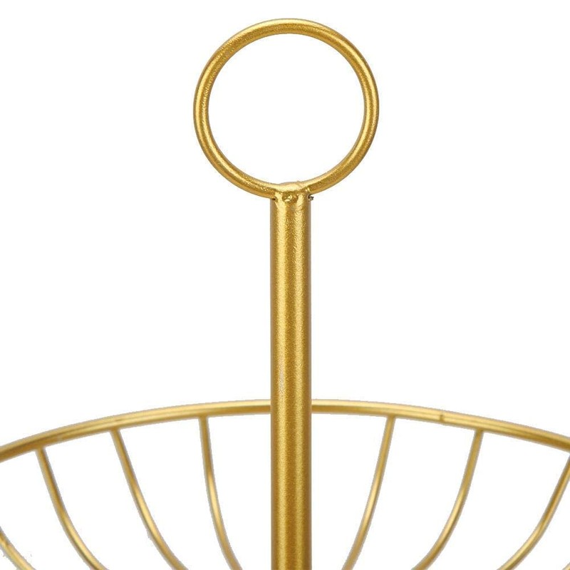 3-Tier Countertop Fruit Basket Bowl Storage Decorative Tabletop Bowl Stand