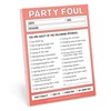 Knock Knock Party Foul Nifty Note, Checklist Memo Pad, 4