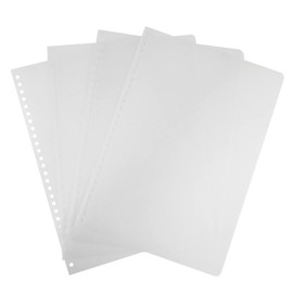 RAYSOONER B5PP-26 B5 Binding Cover Mat Cover 26 Holes 50 Sheets Clear