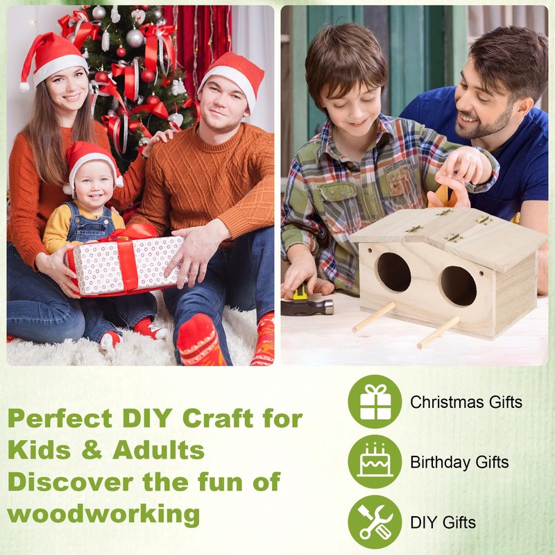 Nesting Box, Bird House, Nesting Box for Wild Birds, for