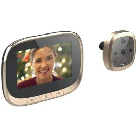 Wi-Fi Digital Peephole Door Viewer Camera Doorbell with Motion Detection