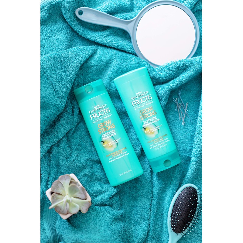 Garnier Hair Care Fructis Grow Strong Shampoo, 12.5 Fluid Ounce