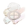 Multichrome Glitter Eyeshadow Palette, 4 Colours Chameleon Colour Shifting Metallic