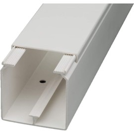 CabCom Cable Duct Polyvinyl Chloride (PVC) Cable Rail Parapet Duct for Mounting on Wall or Ceiling Various Sizes and Colours 2 Metres