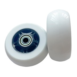 2 pcs Caster Wheels Replacement 76mm x 30mm for Shift [V1+]/Crazy Cart [V7+] and Crazy Cart XL [V3+] - Set of 2 Premium Replacement Wheels，parts W25143401048-Replace reliable parts for Krazy Kart. (2)