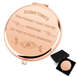 Inspirational Gifts for Women, Motivational Gifts, Encouragement Gifts for Women, Positive Affirmation Gifts, Compact Mirror, Stocking Stuffers for Women, Valentines Day Gifts