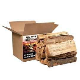 Firewood Central Kiln-Dried PA Mixed Blend – 16” Splits (Approx. 38 lb) – Smoking Wood for Cooking, Wood-Fired Ovens & Campfires – Easy Light, Low Smoke, USA-Sourced