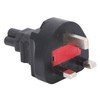 to IEC320 C5 Power Adapter 3 Prong Male to C5
