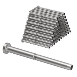 BLIKA 50 Pack 3/16" Invisible Cable Railing Kits 4x4, T316 Stainless Steel Invisible Receiver and Swage Stud End for Cable Railing, Deck Stair Threaded End Fitting for 2"x2", 4"x4" Wood/Metal Posts