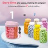 Pill Dispenser with 7 Large Compartments, Pill Bottle Organizer for