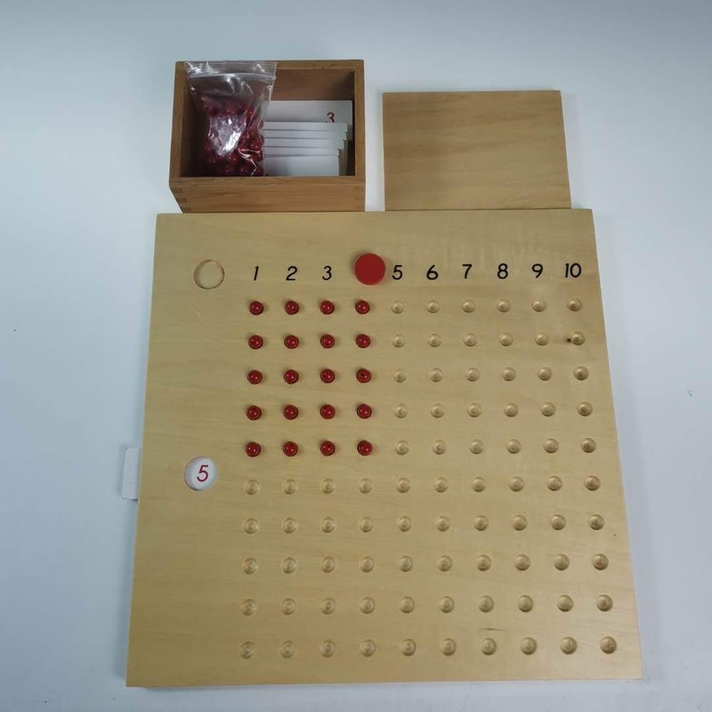 MONTESSORI Seven Star Math Toy Multiplication Bead Board