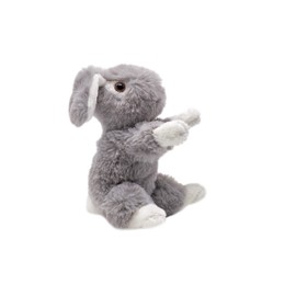 Mollis Cuddly Toy - Cuddly Rabbit - 16 cm - Plush Toy Rabbit - Children's Cuddly Toy - Soft Stuffed Toy for Children and Babies (Grey)