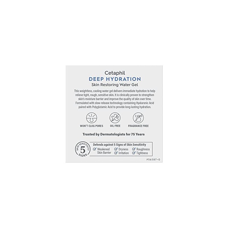 Cetaphil Deep Hydration Skin Restoring Water Gel with Hyaluronic and