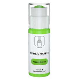 FansArriche Acrylic Paint Markers, 18mm Jumbo Round Tip (60 ml/ 2 oz), Water-Based Paint Markers for Art, Canvas, Metal, Paper, Rock and More, Waterproof and Permanent Ink for Lasting Tags