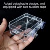 Reptile Feeder, Amphibians Reptiles Anti Escape Feeder Transparent Worm Feeding