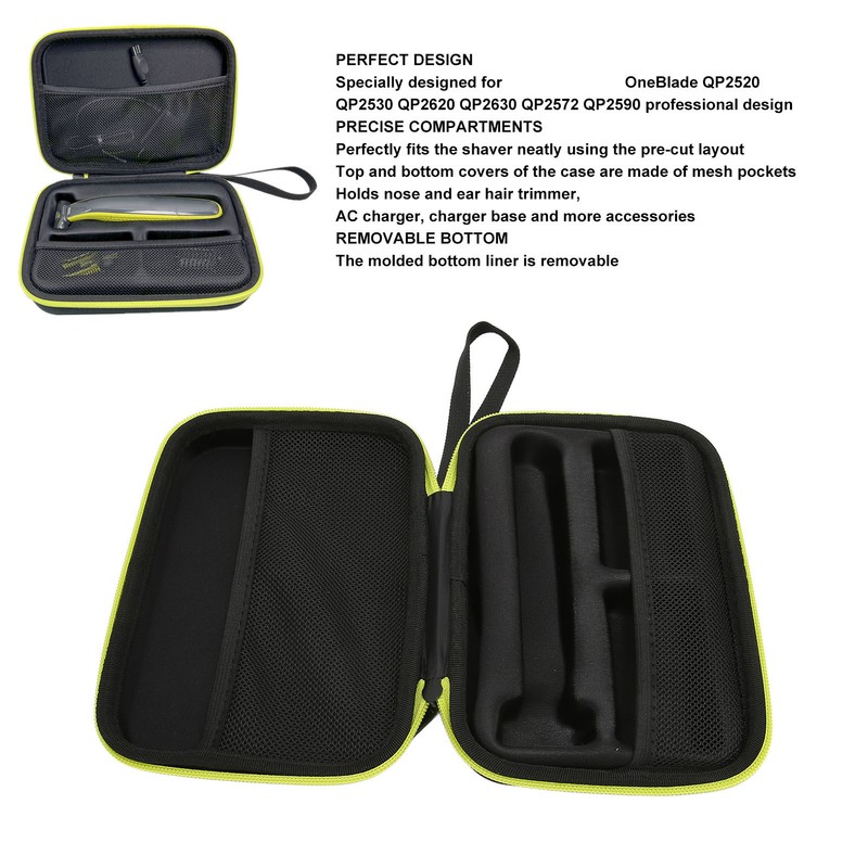 Hard Travel Bag Protective Storage Hard Case for OneBlade QP2520