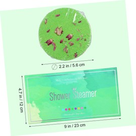 VICASKY 8pcs Dried Flower Bath Salt Tablets for Women Aromatherapy Shower Steamers with Essential Oils Skin Nourishing Spa Tool for Relaxation and