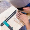 ORFOFE Finder Ruler Corner Protractor Lockable Angle Finder Metal Gauge